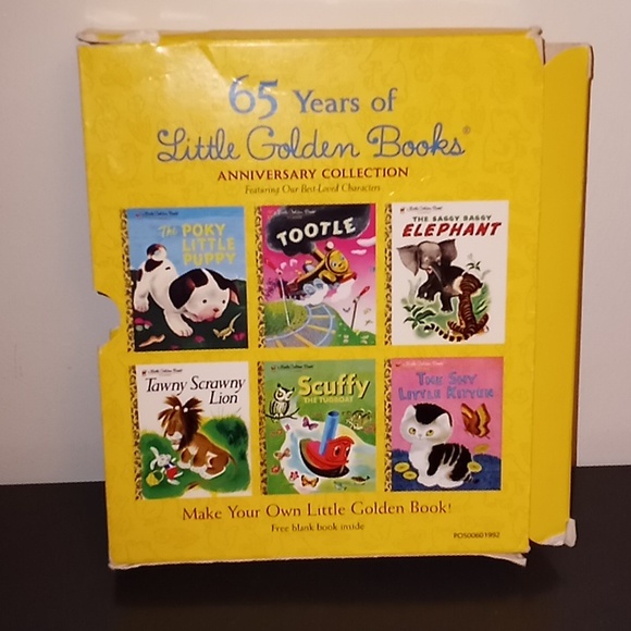 Little Golden Book 65 Years 6 Book Collection Set - Picture 2 of 8